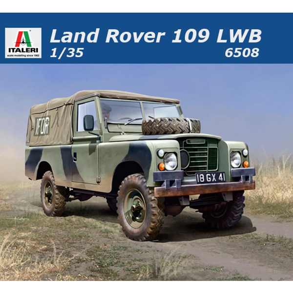 italeri 6508 Land Rover 109 LWB Kit en plástico para montar y pintar.