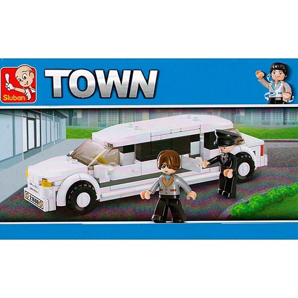 Sluban B0323 Town Limousine Juego de construcción por bloques de plástico compatibles con Lego y otras marcas.