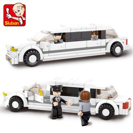 Sluban B0323 Town Limousine Juego de construcción por bloques de plástico compatibles con Lego y otras marcas.