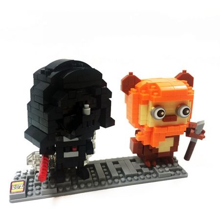 Loz 9533 Star Wars Dart Vader & Ewok 400pcs Construye y colecciona con los bloques de Loz, tus personajes favoritos.