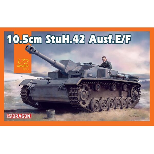 dragon 7561 10.5cm StuH.42 Ausf.E/F Kit en plástico para montar y pintar.