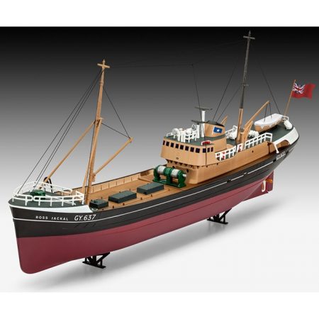 revell 05204 Northsea Fishing Trawler MV Ross Jackal 1/142 Kit en plástico para montar y pintar.