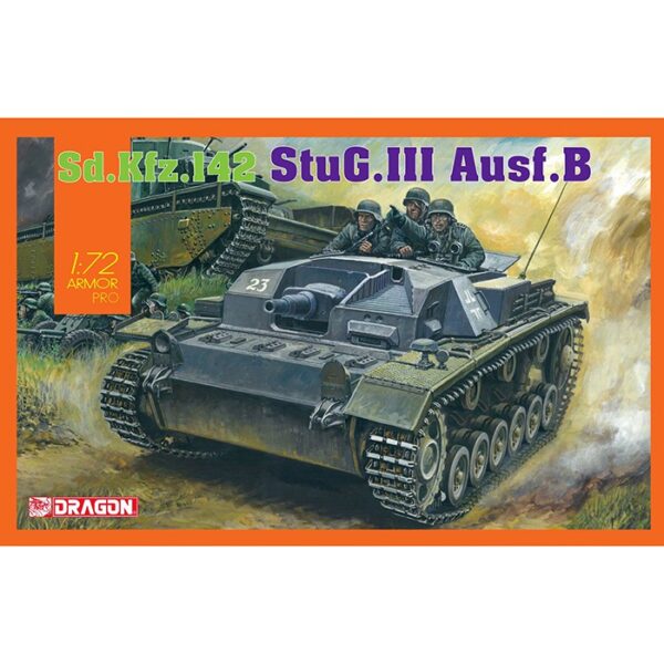 dragon 7559 StuG.III Ausf.B Kit en plástico para montar y pintar.