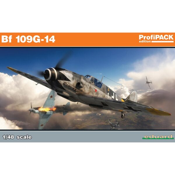 eduard 82118 Messerschmitt Bf 109G-14 profiPACK Kit en plástico para montar y pintar de la serie profiPACK de Eduard.