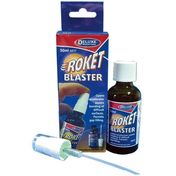 dismoer- 276ad17 Deluxe Roket Blaster Cyano Acelerador 50ml Acelerador para pegamentos de cianocrilato para un secado inmediato.