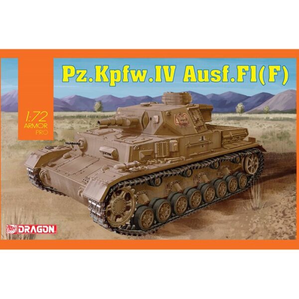 dragon 7560 Pz.Kpfw.IV Ausf.F1(F) Kit en plástico para montar y pintar. Dos opciones de decoración: 4./Pz.Rgt.5, 21 Pz.Div., Libya 1942 1./Pz.Gren.Div. Grobdeutschland, Voronezh 1942