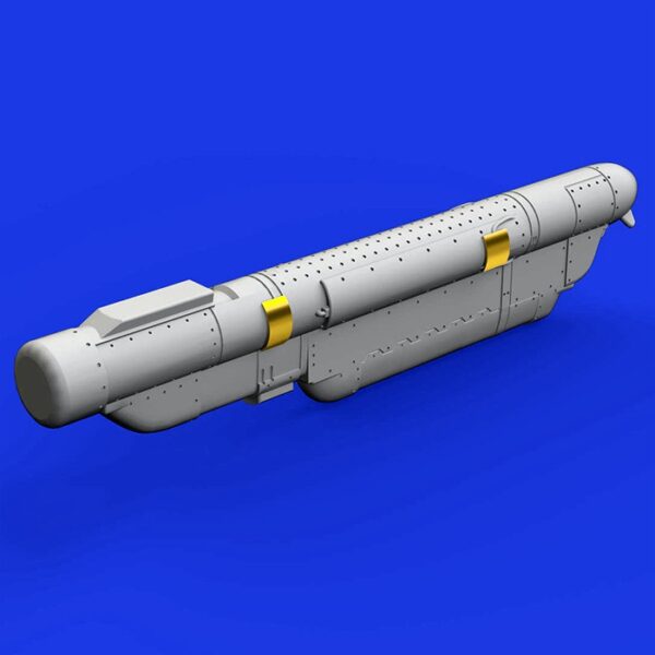 eduard brassin 648362 AN/ ALQ-184 Short ECM pod 1/48 Kit en resina del Equipo de Contramedidas Electrónicas AN/ ALQ-184 utilizado por los F-16 y A-10.