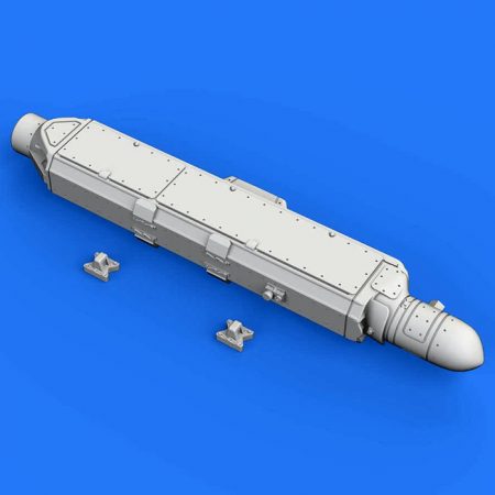 eduard brassin 672162 ECM pod AN/ALQ-131 Shallow 1/72 Kit en resina del dispositivo de contramedidas electrónicas AN/ALQ-131 utilizado en los aviones: A-7, A-10, F-4, F-16, F-111, C-130.