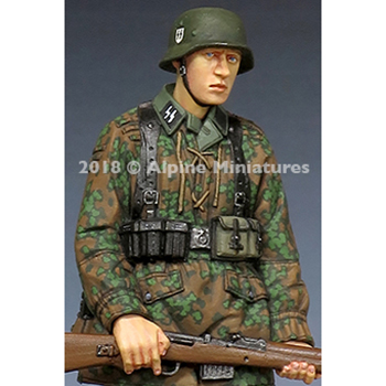 alpine miniatures 35244 WSS Grenadier G43 Rifle Kit en resina para montar y pintar. El kit incluye 2 cabezas.