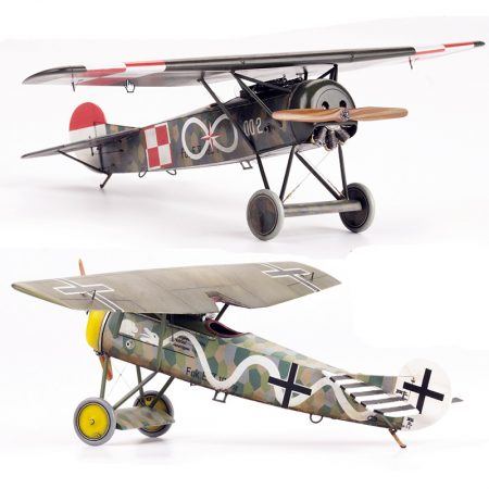 eduard 8085 Fokker D. VIII 1/48 profiPACK Kit en plástico para montar y pintar de la serie profiPACK de Eduard. Incluye piezas en fotograbado y mascarillas. Hoja de calcas con 5 decoraciones