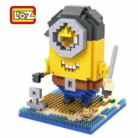 Loz 9607 Minion Pirata 510pcs Construye y colecciona con los bloques de Loz, tus personajes favoritos.
