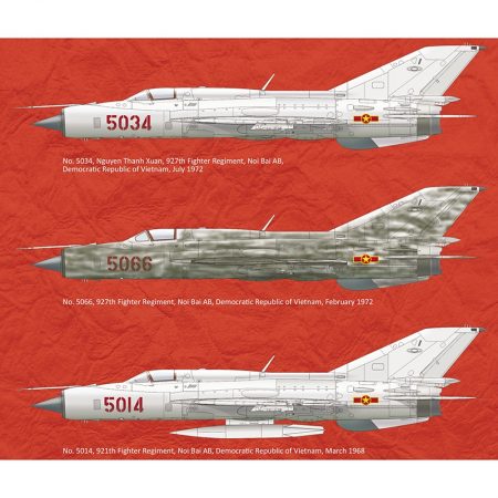 eduard 11115 MiG-21PFMs flown by Vietnamese Air Force Kit en plástico para montar y pintar de la serie profiPACK de Eduard.