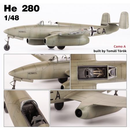 eduard 8068 Heinkel He 280 profiPACK Kit en plástico para montar y pintar de la serie profiPACK de Eduard.