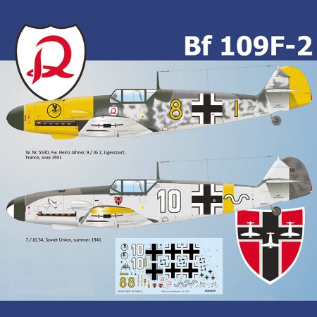 eduard 84147 Messerschmitt Bf 109F-2 Weekend Edition Kit en plástico para montar y pintar de la serie Weekend Edition de Eduard.