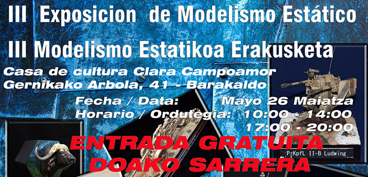 III Exposición de Modelismo Estático en Barakaldo 2018