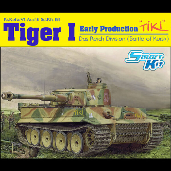 dragon 6885 Tiger I Early Production "TiKi" Das Reich Division (Battle of Kharkov) Kit en plástico para montar y pintar.