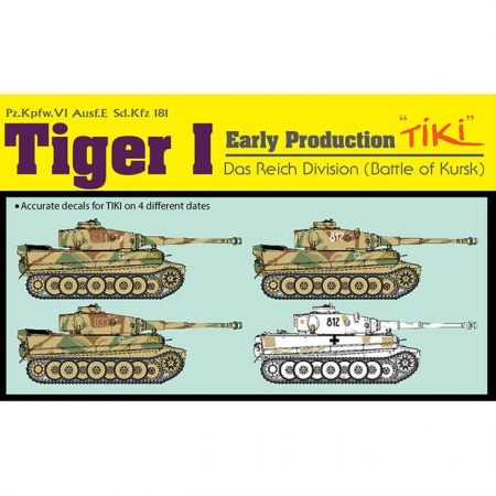 dragon 6885 Tiger I Early Production "TiKi" Das Reich Division (Battle of Kharkov) Kit en plástico para montar y pintar.