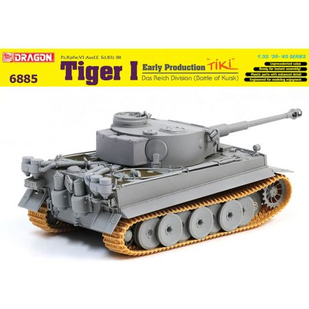 dragon 6885 Tiger I Early Production "TiKi" Das Reich Division (Battle of Kharkov) Kit en plástico para montar y pintar.