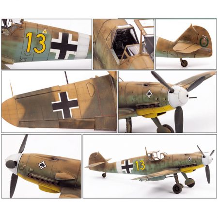 eduard 11116 Afrika DUAL COMBO Messerschmitt Bf 109F-4 / Bf 109G-2 1/48 Kit en plástico para montar y pintar en edición limitada. Se pueden montar 2 maquetas completas del Messerschmitt Bf 109F-4 / Bf 109G-2 durante la campaña de África