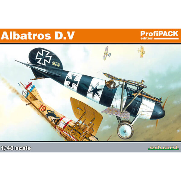 eduard 8113 Albatros D.V profiPACK 1/48 Kit en plástico para montar y pintar. Incluye fotograbados y mascarillas. Hoja de calcas con 5 decoraciones.