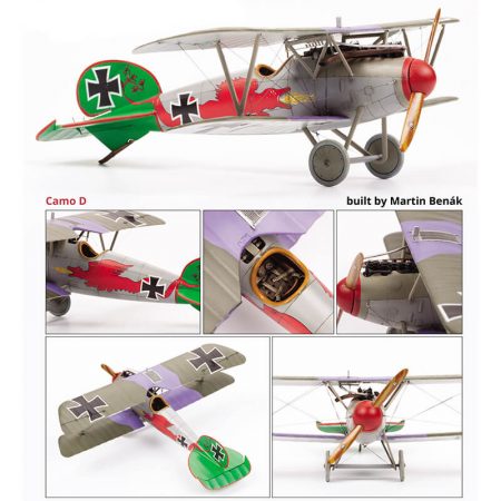 eduard 8113 Albatros D.V profiPACK 1/48 Kit en plástico para montar y pintar. Incluye fotograbados y mascarillas. Hoja de calcas con 5 decoraciones.