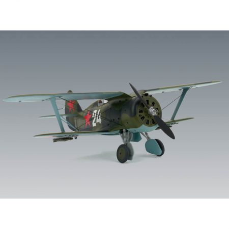 icm 48095 I-153 Chaika WWII Soviet Biplane Fighter Kit en plástico para montar y pintar este famoso biplano soviético de la 2ªGM.