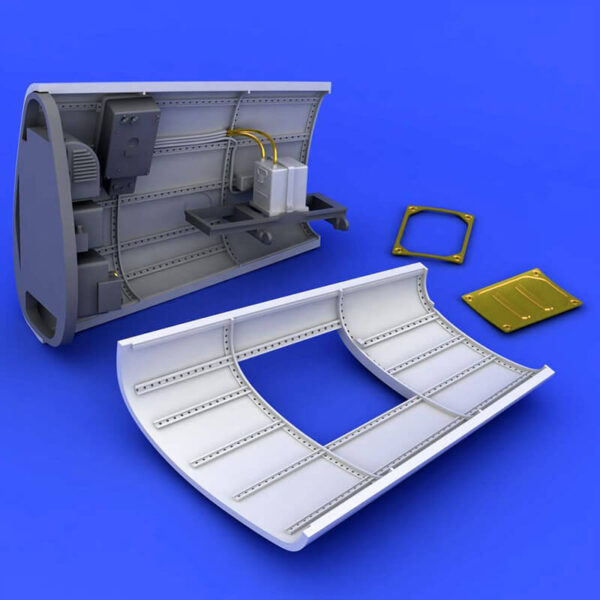 eduard brassin 648239 Messerschmitt Bf 109G-6 Radio Compartment 1/48 Kit en resina y fotograbado del compartimento de radio. Kit recomendado Eduard.