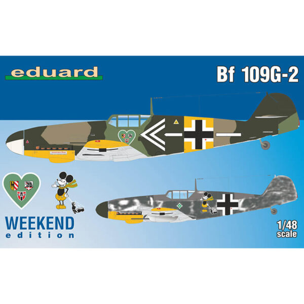 eduard 84148 Messerschmitt Bf 109G-2 Weekend Edition Kit en plástico para montar y pintar de la serie Weekend Edition de Eduard