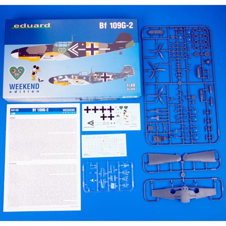 eduard 84148 Messerschmitt Bf 109G-2 Weekend Edition Kit en plástico para montar y pintar de la serie Weekend Edition de Eduard