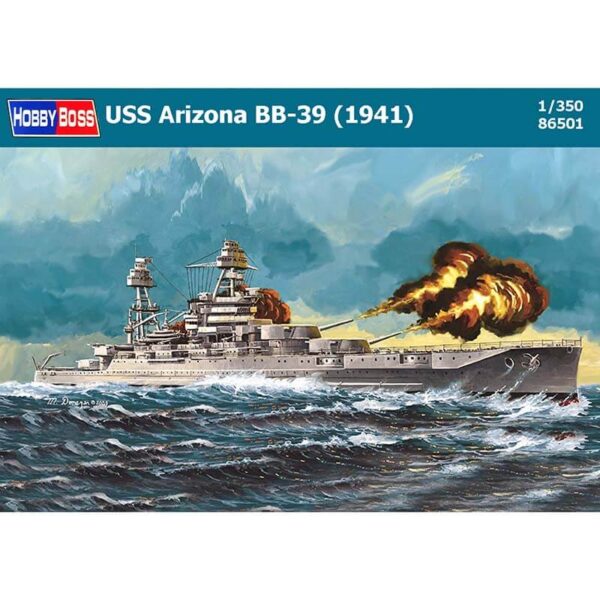 hobbyboss 86501 USS Arizona BB-39 1941 maqueta escala 1/350