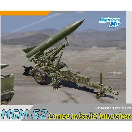 dragon 3600 MGM-52 Lance Missile w/Launcher Kit en plástico para montar y pintar. Hoja de calcas con una decoración del US Army en 1972