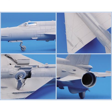 eduard 70142 MiG-21MF Fighter-Bomber ProfiPAK 1/72 Kit en plástico para montar y pintar. Incluye piezas en fotograbado y mascarillas. Hoja de calcas con 5 decoraciones