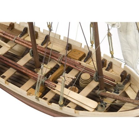 occre 52003 Bounty´s Boat 1/24 Kit de construcción tradicional en madera, casco por cuadernas con doble forro.