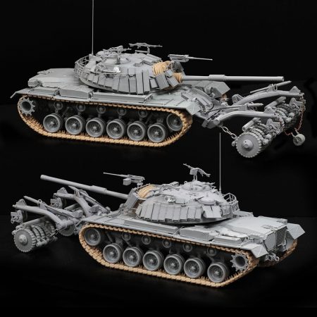 dragon 3618 IDF Magach 5 w/ERA and Mine Roller 45th Anniversary The Yom Kippur War Kit en plástico para montar y pintar.