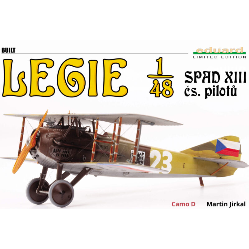 edm 11123 Legie SPAD XIIIs flown by Czechoslovak pilots Limited Edition Kit en plástico de Eduard. Incluye piezas en fotograbado y mascarillas. Escala 1/48 Hoja de calcas con 4 decoraciones