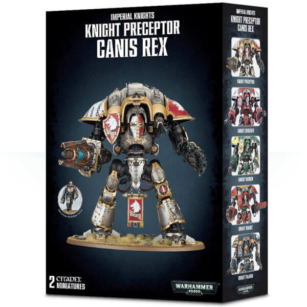 games workshop 54-15 Knight Preceptor Canis Rex Kit en plástico multicomponente, puede montarse como Canis Rex, o como un Knight Preceptor, Errant, Paladin, Warden, Gallant o Crusader. Piezas 250