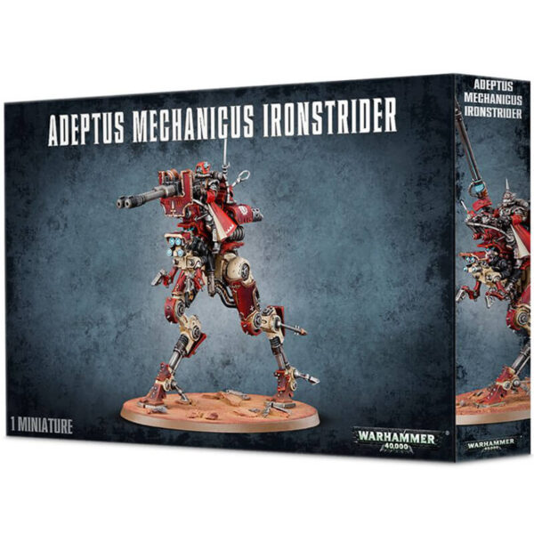games workshop 59-12 Adeptus Mechanicus Ironstrider Ballistarius El Ironstrider Ballistarius es una plataforma móvil de armas de artillería. Kit en plástico multicomponente para montar un Ironstrider Ballistarius o un Sydonian Dragoon. Piezas 80