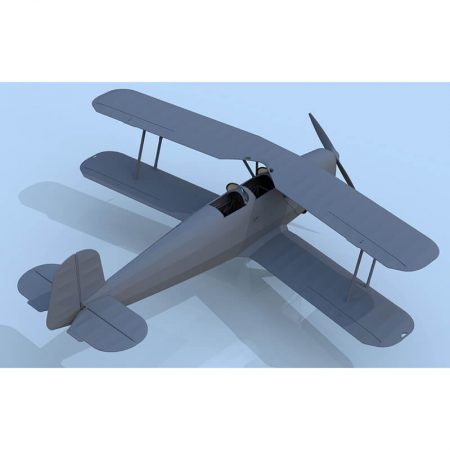 icm 32030 Bücker Bü 131D WWII German Training Aircraft Kit en plástico para montar y pintar. Hoja de calcas con 4 decoraciones. Dimensiones: 208 x 231 mm. Piezas 92.