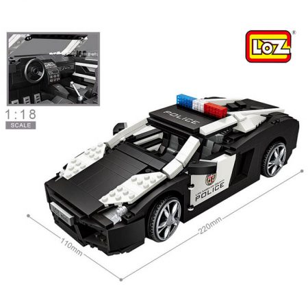 Loz Mini 1113 Lamborghini Police Car 1005 pcs Construye y colecciona con los bloques de Loz, tus vehículos favoritos. Los Mini Blocks de Loz son los bloques de construcción de tamaño medio entre Loz Diamond Blocks y Lego Blocks.
