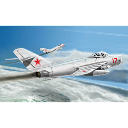 hobby boss 80337 MiG-17 PFU Fresco E Kit en plástico para montar y pintar.  Hoja de calcas con 3 decoraciones.