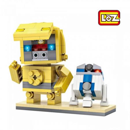 los 1501 Loz 1501 Star Wars C3PO + R2D2 Brick Headz 211 pcs Construye y colecciona con los bloques de Loz, tus personajes favoritos. Los Mini Blocks de Loz son los bloques de construcción de tamaño medio entre Loz Diamond Blocks y Lego Blocks.