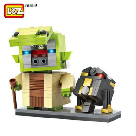 los 1504 Loz Mini 1504 Star Wars Yoda + R2Q5 Brick Headz 228 pcs Construye y colecciona con los bloques de Loz, tus personajes favoritos. Los Mini Blocks de Loz son los bloques de construcción de tamaño medio entre Loz Diamond Blocks y Lego Blocks.