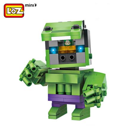 loz 1406 Loz Mini 1406 Super Heroes: Hulk Brick Headz 163 pcs Construye y colecciona con los bloques de Loz, tus personajes favoritos. Los Mini Blocks de Loz son los bloques de construcción de tamaño medio entre Loz Diamond Blocks y Lego Blocks. Piezas 144 Recomendado a partir de 6 años.