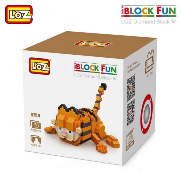 loz 9759 Loz 9759 Garfield 680 pcs Construye y colecciona tus personajes favoritos con los bloques de montaje mas pequeños del mercado. Piezas 680 Recomendado a partir de 14 años.