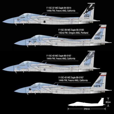 academy 12531 F-15C MSIP II California ANG 144th FW Kit en plástico para montar y pintaracademy 12531 F-15C MSIP II California ANG 144th FW Kit en plástico para montar y pintar