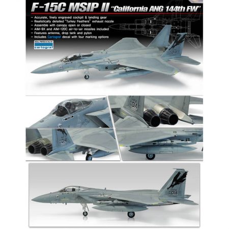 academy 12531 F-15C MSIP II California ANG 144th FW Kit en plástico para montar y pintar