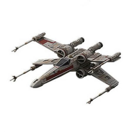 Bandai 0228377 Star Wars 1/144 X-Wing Starfighter & Y-Wing StarfighterKit de montaje en plástico por presión, no necesita pegamento.Incluye pedestal para las maquetas.