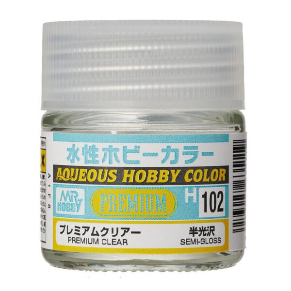 MR HOBBY H102 Premium Clear Semi-Gloss Barniz Satinado 10ml