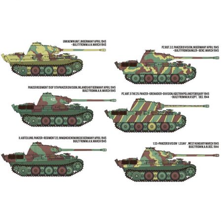 academy 13523 German Sd.Kfz.171 Pz.Kpfw.V Panther Ausf.G Last Production Kit en plástico para montar y pintar. Incluye piezas en fotograbado y cadenas por tramo y eslabón.