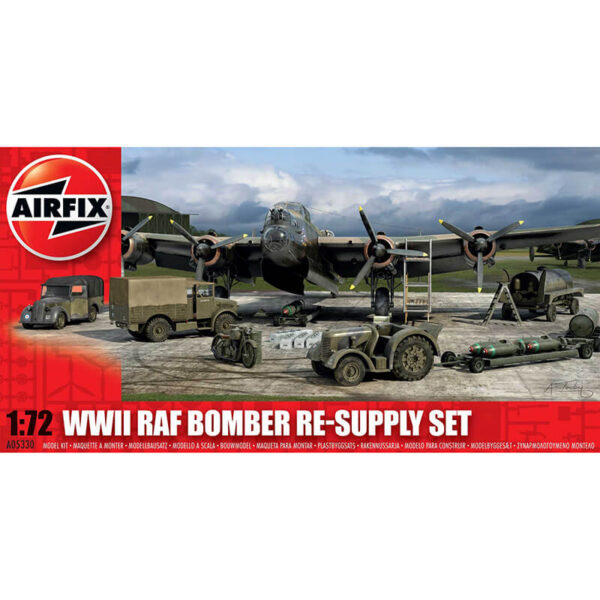 airfix a05330 WWII RAF Bomber Re-supply Set 1/72Kit en plástico para montar y pintar.